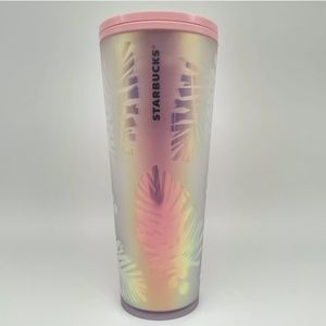 In Search Of Starbucks Pink Iridescent Pinecone Tumbler